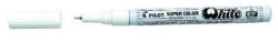 Dekormarker, 0, 5 mm, PILOT "Super Color", fehér (PSCEFF)