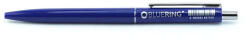 BLUERING Golyóstoll 0, 8mm, nyomógombos műanyag kék test, Bluering® Z3, írásszín kék (BR897626STAR) - nyomtass-olcson