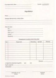  D. E. 973/V Jegyzőkönyv (Lopási), 3 példányos, A/4 (DE973V) - nyomtass-olcson