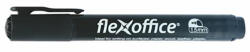  Alkoholos marker, 1, 5 mm, kúpos, FLEXOFFICE "PM03", fekete (FOPM03FK)