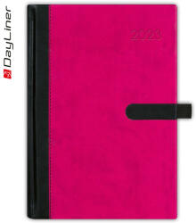 Dayliner Határidőnapló Winner A5 heti fehér lapokkal Padlizsán Dayliner 2023 (DL4AG-WIFA5HE-PD)