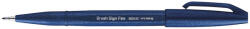 Pentel Ecsettoll kalligrafikus hajlékony hegyű SES15C-CAX Pentel Brush Sign Pen tengerkék (SES15C-CAX)