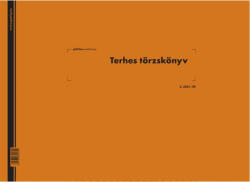  C. 3341-29 Terhes törzskönyv A/3, 50 lapos, keménytábla kötéssel (C334129A3) - nyomtass-olcson
