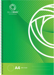 BLUERING Spirálfüzet A4 70 Lap Sima Bluering 5db/csomag (bluer70sima)