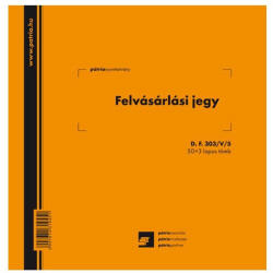 D. F. 303/V/5 Felvásárlási jegy 50x3 lapos