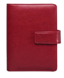  Kalendárium, gyűrűs, betétlapokkal, "L", műbőr, SATURNUS, "223", bordó (NKL223BO)