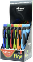 Vinson Golyóstoll Vinson 1008 Vegyes Display 36db/display 6 Féle Szín (gtvin100836d) - nyomtass-olcson