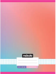 Nebulo Füzet, A4, kockás, 87-32, Monochrome és Gradient minták I. , 12 db/csomag Nebulo - nyomtass-olcson
