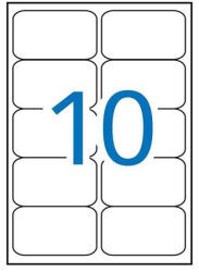  Etikett, univerzális, 99, 1x57 mm, kerekített sarkú, APLI, 1000 etikett/csomag (LCA2411) - nyomtass-olcson