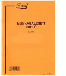  Munkabaleseti Napló D. E. 997 60 Oldal, A/5 (ny86_tisza) - nyomtass-olcson