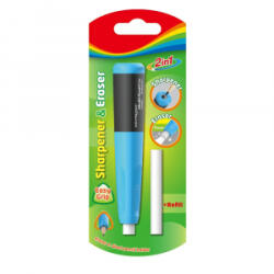 Keyroad Hegyező 1 lyukú radírral és utántöltővel 2in1 vegyes színek (KR972183) (KR972183)