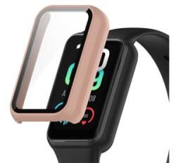 gigapack Műanyag keret (ütésálló + kijelzővédő üveg) RÓZSASZÍN Amazfit Band 7 ' csomagolás' (GP-137853) (GP-137853)