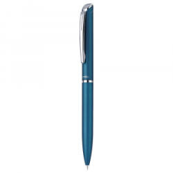 Pentel Rollertoll 0, 35mm, fém türkizkék test, Energel , írásszín kék (BL2007S-AK) (BL2007S-AK)