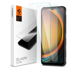 Spigen SLIM képernyővédő üveg 2db (2.5D, tokbarát, ultravékony, 0.2mm, extra karcálló, 9H) ÁTLÁTSZÓ Samsung Galaxy Xcover 7 Pro (SM-G766)