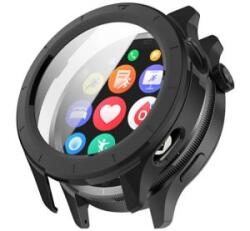 gigapack Műanyag keret (BUMPER, ütésállóság + kijelzővédő üveg) FEKETE Xiaomi Watch S4 ' csomagolás' (GP-167163) (GP-167163)