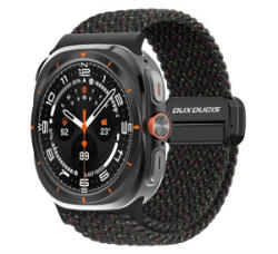 Dux Ducis pótszíj (egyedi méret, textil, állítható) FEKETE Samsung Galaxy Watch Ultra eSIM 47mm (SM-L705) (GP-162527) - aqua