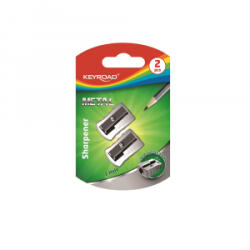 Keyroad Hegyező 1 lyukú fém 2 db/bliszter Metal (KR971681) (KR971681)