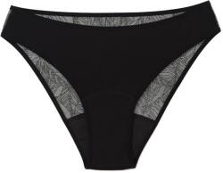 Snuggs Lace Brief Recycled Nylon Black menstruációs női alsó L méret
