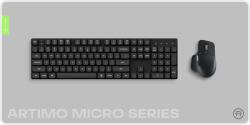 Artimo Desk Mat Micro Series Mikroszálas Textil Egérpad M 80x40 cm, Világos szürke