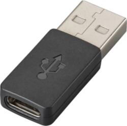 POLYCOM USB 2.0 Type C Átalakító Fekete 3cm 85Q49AA (85Q49AA)