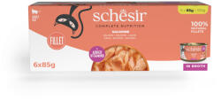 Schesir 6x85g Schesir Complete Nutrition Filet lazac hallében nedves macskatáp