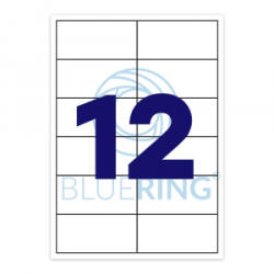 Etikett címke, 97x42, 4mm, 100 lap, 12 címke/lap (10281) (10281)