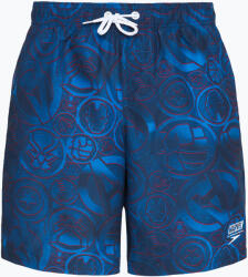 Speedo Print Leisure 17" kék/piros gyermek úszónadrág