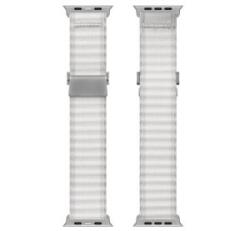 Dux Ducis YC pótszíj (egyedi méret, kicsi, nylon, SPORT) FEHÉR Apple Watch Series 5 40mm / Watch Series 4 40mm / Watch Series 3 38mm (GP-162961)