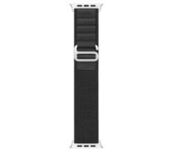 Dux Ducis GS pótszíj (egyedi méret, nagy, textil, állítható) FEKETE Apple Watch Series 10 46mm / Watch Ultra 2 49mm / Watch Series 9 45mm