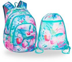 COOLPACK - Colorino Primer ergonomikus iskolatáska szett Pillangós (F025654-1-szett)
