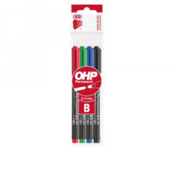 ICO Alkoholos marker készlet, B OHP 10 db/doboz, 4 különböző szín (9580041000)