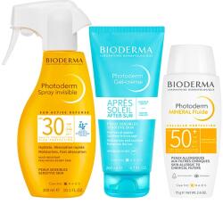 BIODERMA - Pachet Bioderma Photoderm - Spray SPF 30 300 ml + Crema after-sun 200 ml + Fluid mineral SPF 50+ 75 g