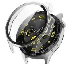 gigapack Műanyag keret (BUMPER, ütésállóság + kijelzővédő üveg) ÁTLÁTSZÓ Huawei Watch GT 4 46mm ' csomagolás' (GP-158352) (GP-158352)