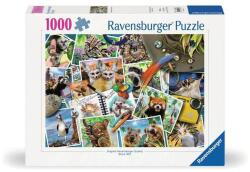 Ravensburger 1000 db-os puzzle - Állati jó útinapló (12000607) (12000607)
