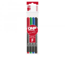 ICO Alkoholos marker készlet, F, OHP , 4 különböző szín (9070024000) (9070024000) - aqua
