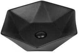Fluminia Black Diamond 49x49 cm matt black (CBA482B-CC-M)