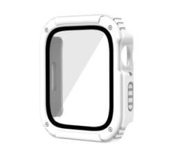 gigapack Műanyag keret (ütésálló + kijelzővédő üveg) FEHÉR Apple Watch Series 2 42mm / Watch Series 1 42mm / Watch Series 3 42mm (GP-125066)