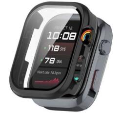 gigapack Műanyag keret (BUMPER, ütésállóság + kijelzővédő üveg) FEKETE Huawei Watch D2 ' csomagolás' (GP-164078) (GP-164078)