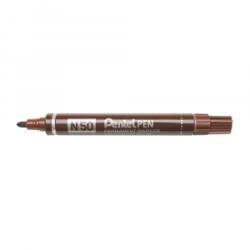 Pentel Alkoholos marker fém testű 4, 3mm kerek hegyű Extreme barna (N50-EE) (N50-EE) - aqua