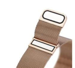 Dux Ducis pótszíj (egyedi méret, kicsi, alumínium, milánói, mágneses) ARANY Apple Watch Series 10 42mm / Watch Series SE 2 40mm / Watch Series (GP-125879)
