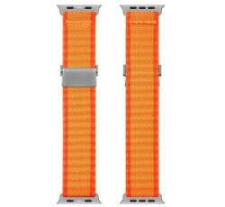 Dux Ducis YC pótszíj (egyedi méret, kicsi, nylon, SPORT) NARANCSSÁRGA Apple Watch Series 5 40mm / Watch Series 4 40mm / Watch Series 3 38mm