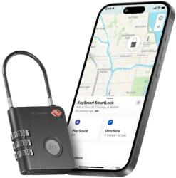 KeySmart SmartLock az Apple FindMy funkcióval (KS520-BLK)