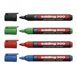 edding Alkoholos marker 1, 5-3mm, kerek 300, 4 különböző szín (7580003004) (7580003004)