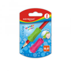 Keyroad Ceruzafogó 2 db/bliszter Finger Fitter vegyes színek (KR971539) (KR971539) - aqua