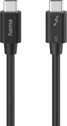 Hama Кабел "USB-C" Thunderbolt-5, 80 Gbit/s, 5A, 240W, Ultra-HD 8K, 1.00 m (HAMA-200796) - cybertrade