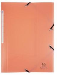 Exacompta Gumis mappa, PP, A4, EXACOMPTA "Chromaline Pastel", korall (EX55177E) - jatekotthon