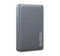USAMS CY SERIES vésztöltő Type-C (10000mAh, 20W, wireless, MagSafe, PD gyorstöltő) TITÁNSZÜRKE (10KCD24203)