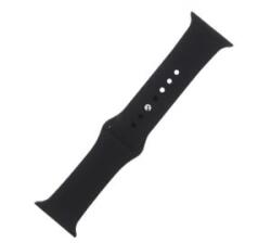 gigapack Pótszíj (egyedi méret, kicsi, szilikon, S/M méret) FEKETE Apple Watch Series 10 42mm / Watch Series 9 41mm / Watch Series 8 41mm