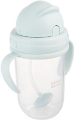 Canpol babies Неразливаща се чаша със сламка и дръжки Canpol - 270 ml, Зелена (56/623_gre) - kindermarket