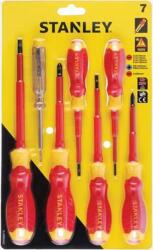 STANLEY Csavarhúzó 7db Vde /PZ2+SL4+TESZTER/, Stanley, STHT60031-0 (STA060031)